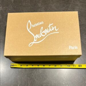 Christian Louboutin Shoe Box - Neutral - 11 3/8”w 7 3/8”d x 4” t